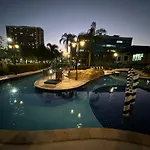 Flat Com Vista Panoramica -15- Na Barra Da Tijuca - Estacionamento Gratuito - Frigobar - Ar Condicionado - Piscina - Academia - Balsa Para Praia Gratis - Varanda - Vista Parcial Mar E Lagoa