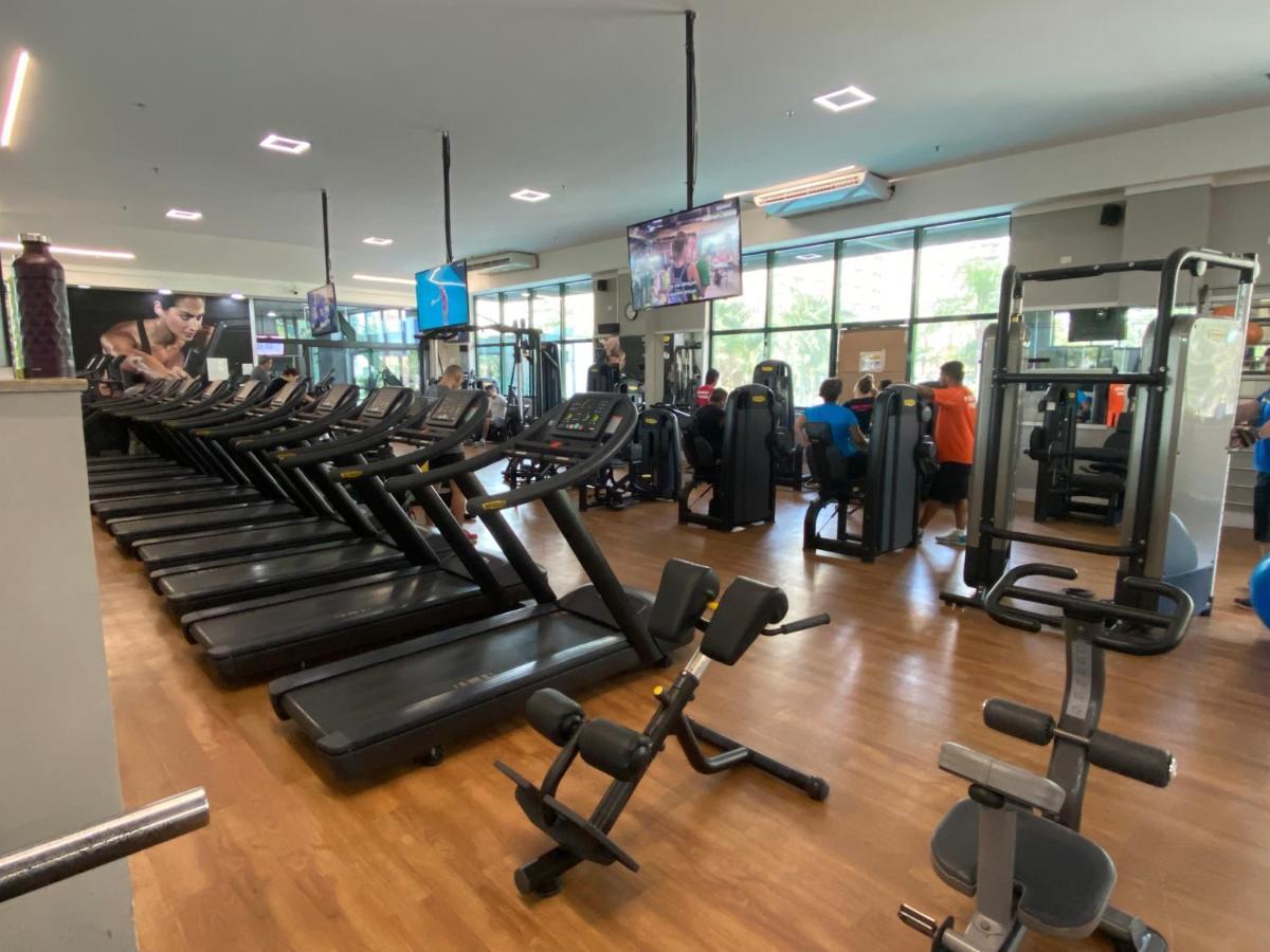 Flat Com Vista Panoramica -15- Na Barra Da Tijuca - Estacionamento Gratuito - Frigobar - Ar Condicionado - Piscina - Academia - Balsa Gratis - Varanda - Vista Parcial Mar E Lagoa Rio de Janeiro