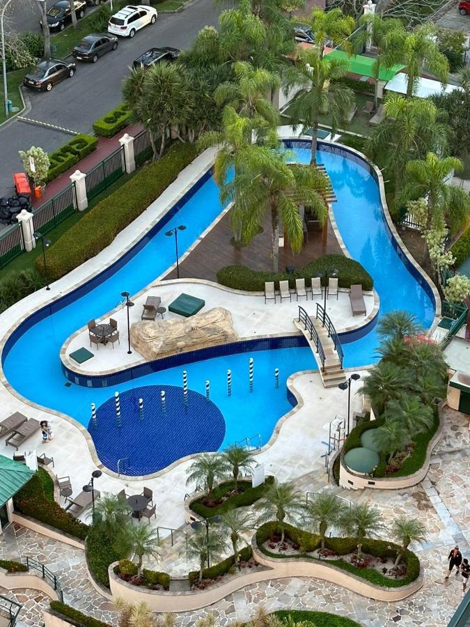Aparthotel Flat Com Vista Panoramica -15- Na Barra Da Tijuca - Estacionamento Gratuito - Frigobar - Ar Condicionado - Piscina - Academia - Balsa Gratis - Varanda - Vista Parcial Mar E Lagoa *