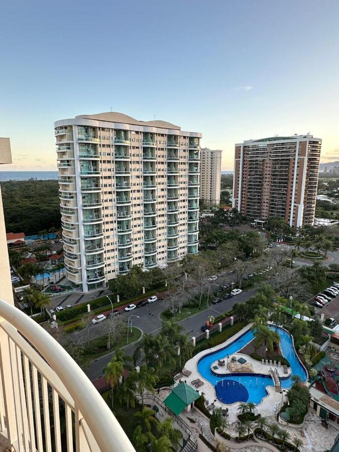 Flat Com Vista Panoramica -15- Na Barra Da Tijuca - Estacionamento Gratuito - Frigobar - Ar Condicionado - Piscina - Academia - Balsa Gratis - Varanda - Vista Parcial Mar E Lagoa * Rio de Janeiro